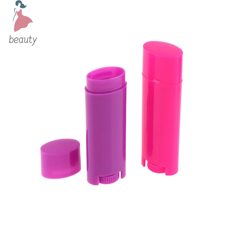 1 pz vuoto bottiglia riutilizzabile contenitori deodoranti cosmetici 4.5g plastica fai da te rossetto balsamo per le labbra tubi portatili per i viaggi