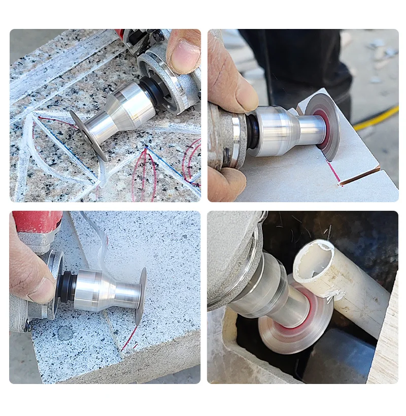 5 Stück M14 M10 Mini-Diamantsägeblätter Schneidscheiben für Granit Marmor Stein Winkelschleifer-Werkzeug zum Schnitzen Beschriften Mauerwerk DIY – Detail 9