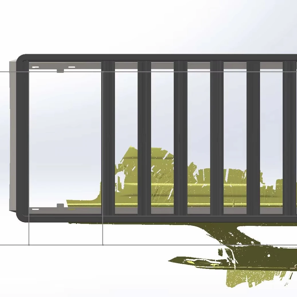 

Hot Selling 4 Runner Aluminum Car Luggage Cargo Carrier Platform Flat Roof Rack with Ladder