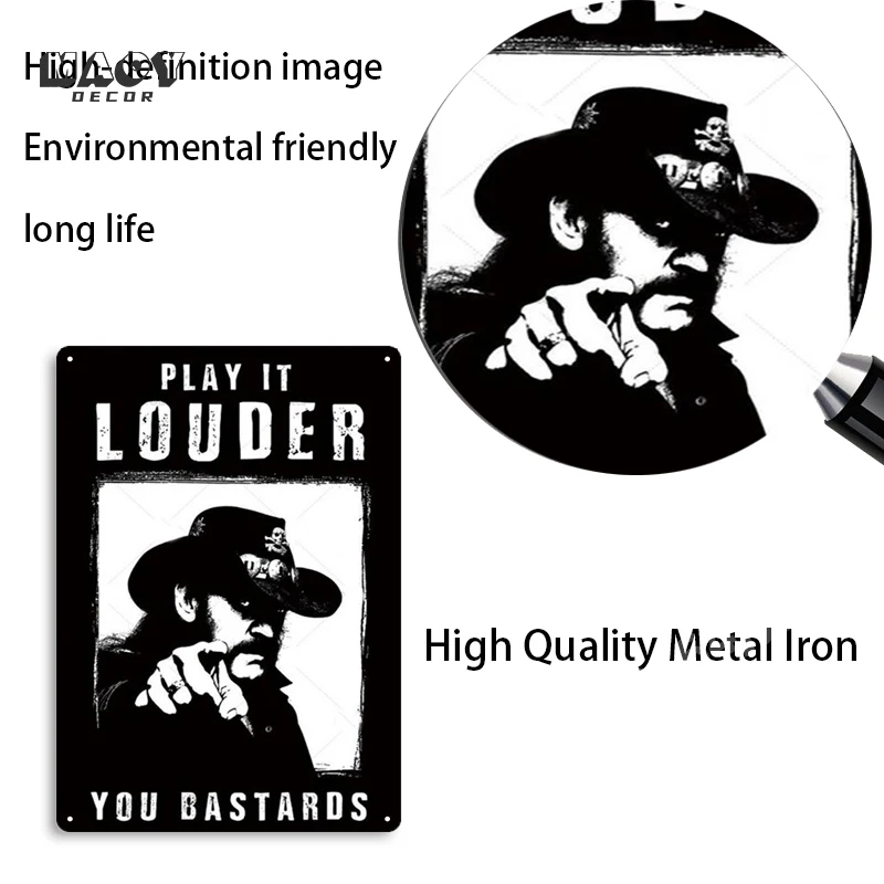Signs موسيقى الروك معدن القصدير علامات ، ملصقات المنزل ، غرفة المعيشة جدار الفن ديكور ، غرفة نوم ، لويحات المدخل ، المرآب نادي بار لوحة