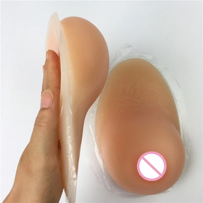 Silicone Breast Droplet Type Realistic Fake Chest Form Crossdress Self Adhesive Breasts Cosplay of Transgender Drag Queen