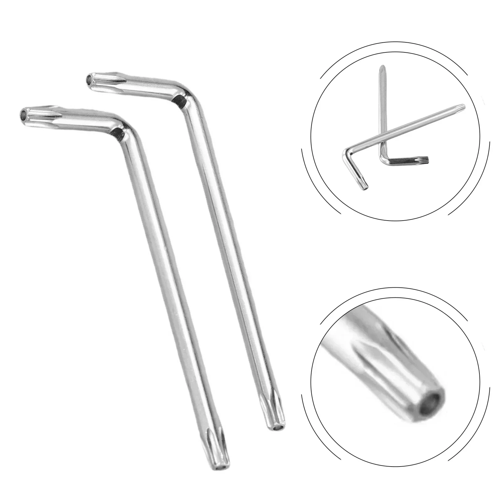 2pcs Torx 스크루 드라이버 T30 T20 T25 T15 더블 엔드 양방향 미니 Torx 스크루 드라이버 합금강 스크류 드라이버 스패너 렌치 도구