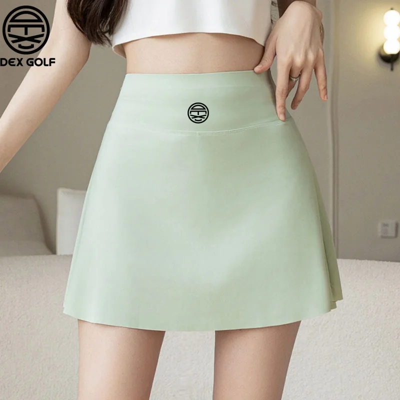 Women's sports skirt brand tennis ball pants girls fitness sports skirt elastic slim summer women's sports skirt