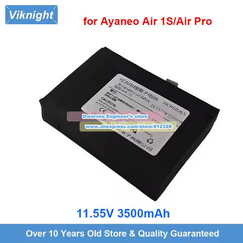 New 11.55V 4000mAh Replacement Battery for Ayaneo Pocket Air Air 1S Air Pro Slide Air Plus Handheld Gamepad PT536169A PT545168