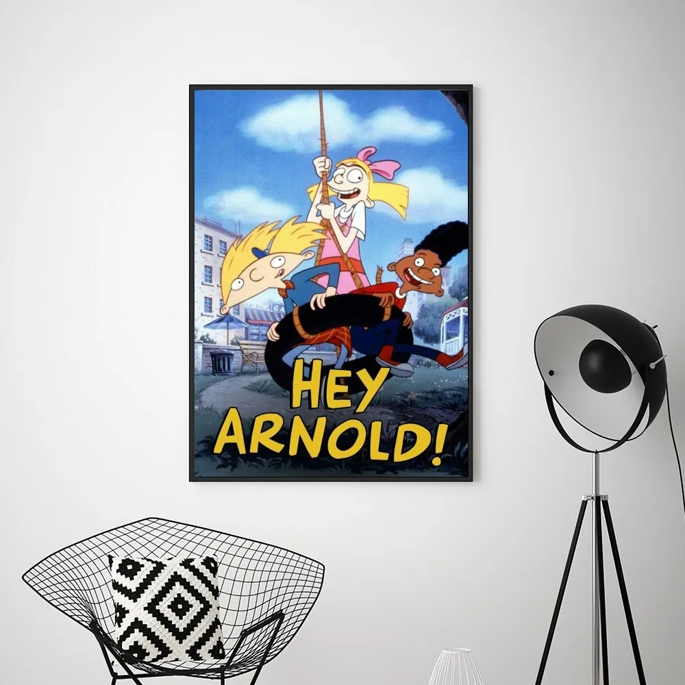 Cartoon Hey A-Arnold  Poster Prints Wall Pictures Living Room Home Decoration Small