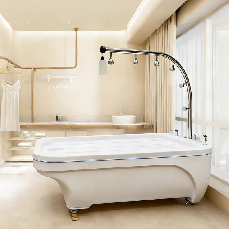 Massage Bed, SPA Bath Bed, Salt Bath Table, Vichy Shower Bed, Sauna Room Thai Shower, Relaxing Massage Therapy