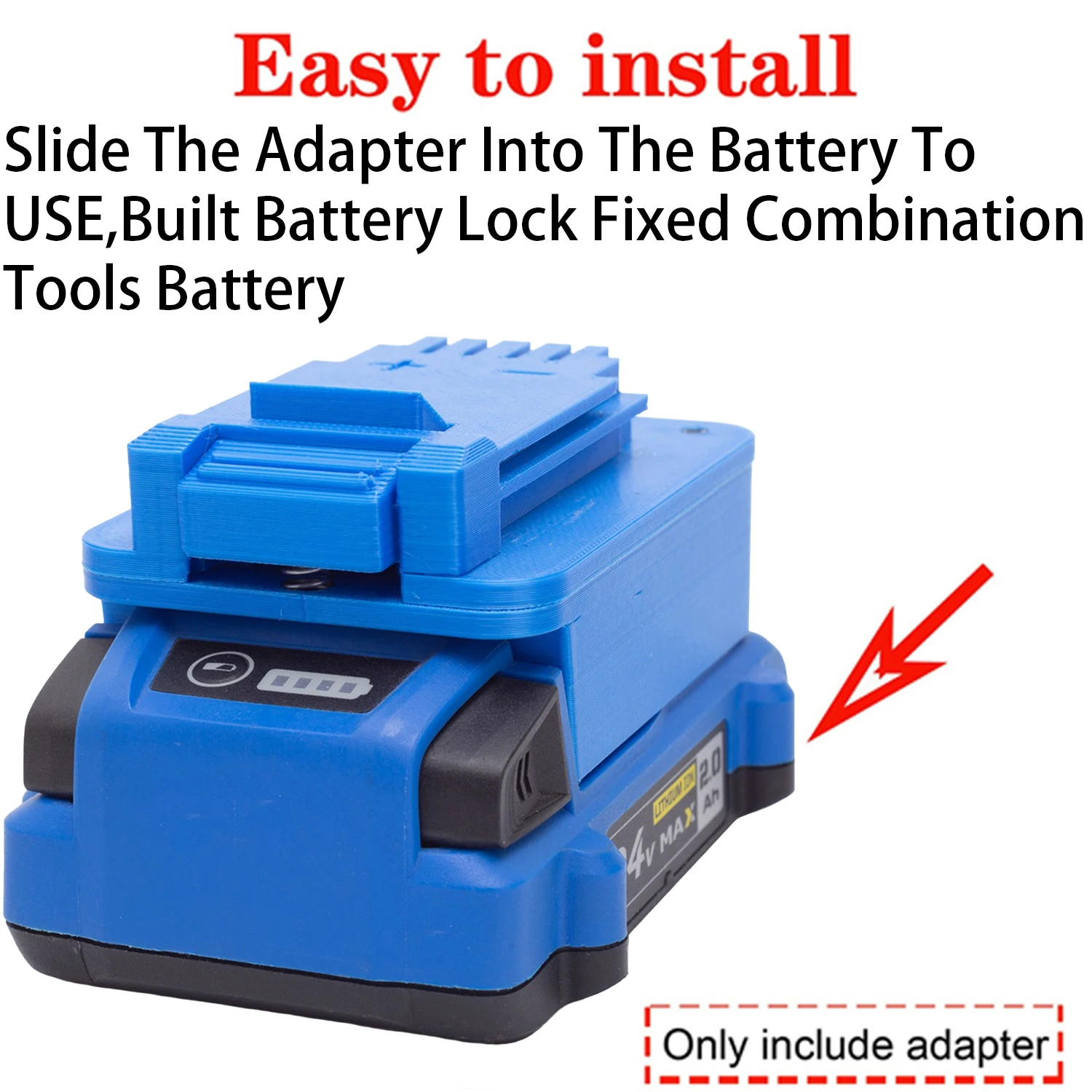 Battery Adapter For Black+Deck - Power Tools Kobalt recension och pris
