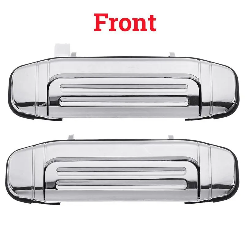 Well 2X Front Pair Outside Door Handle Plating For Montero Pajero V46 V31 V32 V33 V43 V45 V46 MR156876 MR156875