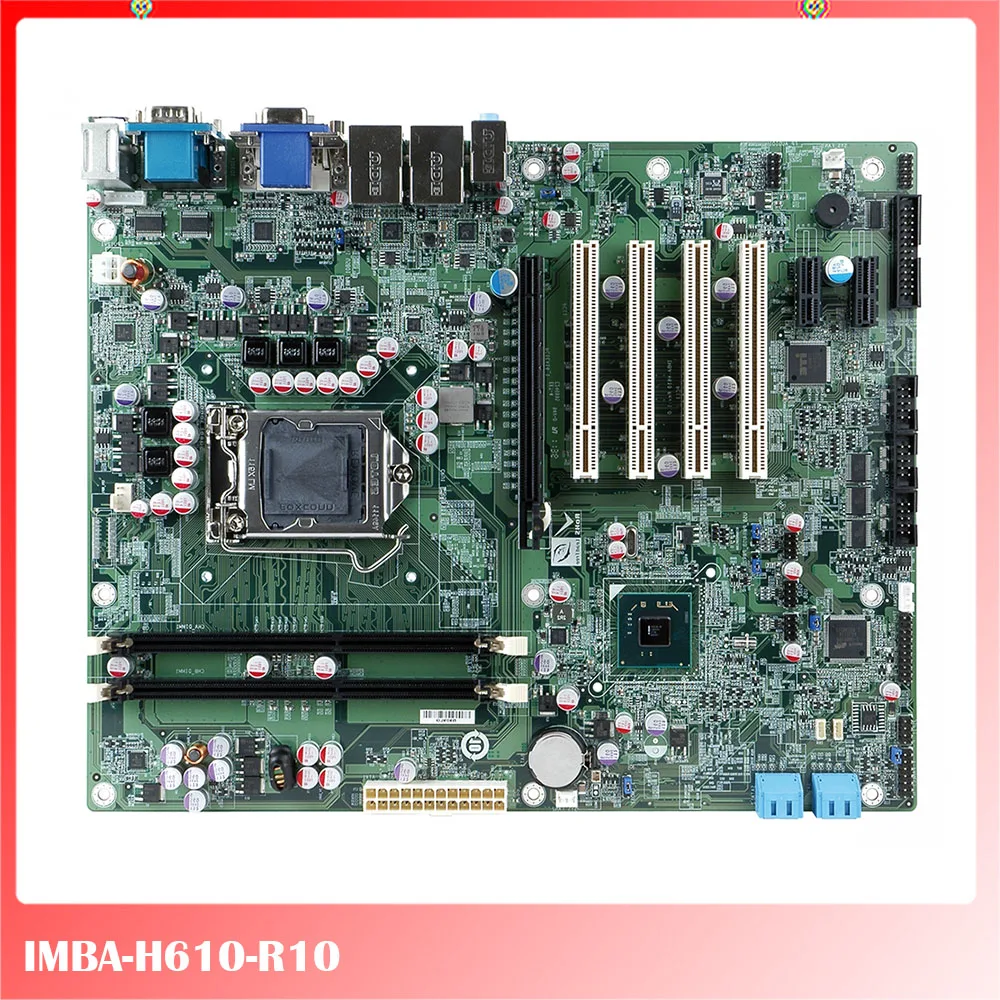 

Оригинальная материнская плата промышленного компьютера для IMBA-H610-R10 ATX, идеальный тест, хорошее качество