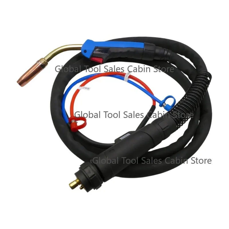 

MB 501D Mig Torch 5 Meter Cable Water Cooled with Euro Connector Connection 500A 450A Mixed