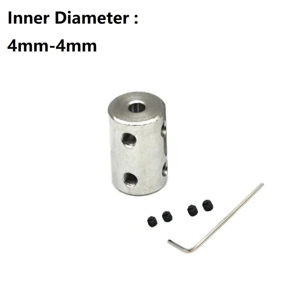 Motor Connector Sleeve 45 Steel 1 Set 4mm 10mm Screw Hole Diameter 4mm Transfer Bore Diameter Multiple Specification