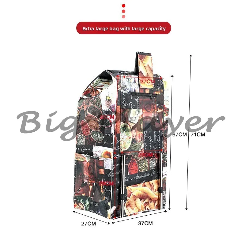 Shopping cart bag accessories parts luggage truck trolley case trailer shopping super easy to use accessories oversized