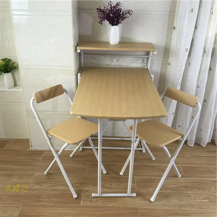 

Couple dining table and chair combination, small apartment dining table and chairs, double dining table, one table and two chair