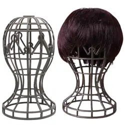 Wig Holder Wig Model Head Model Stand Collapsible Plastic Wig Stand Hat Hair Salon Beanies Cap Short Wigs Hair Stand Hat Holder