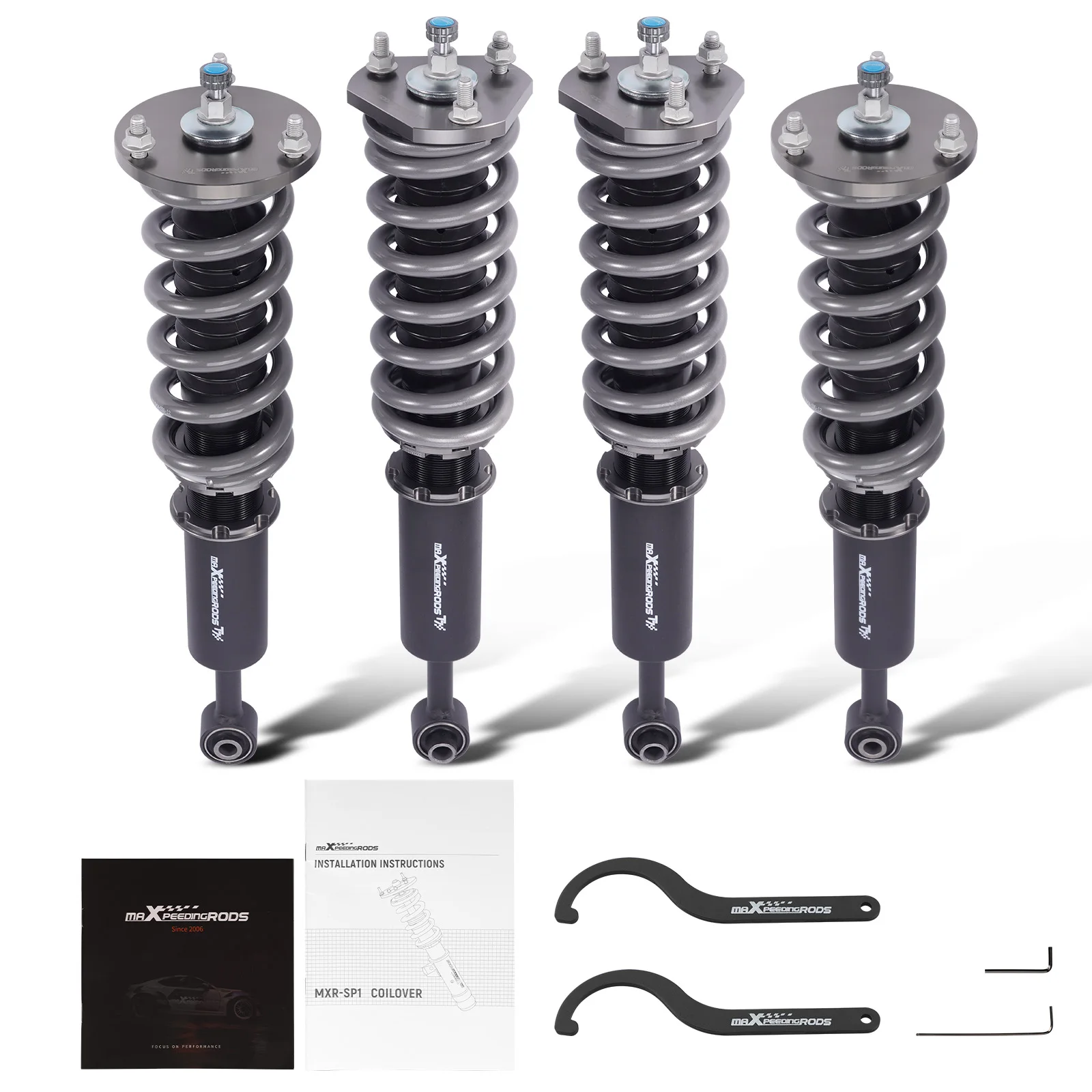 MaXpeedingrods 24 Way Adjustable Coilovers Kit For Lexus IS250 IS350 2006-2013 GS300 GS350 2007-2011 RWD