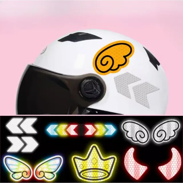 Kask Stiker odblaskowa naklejka znak nocne ostrzeżenie odblaskowa naklejka odblaskowa naklejka kask odporny na słońce i deszcz