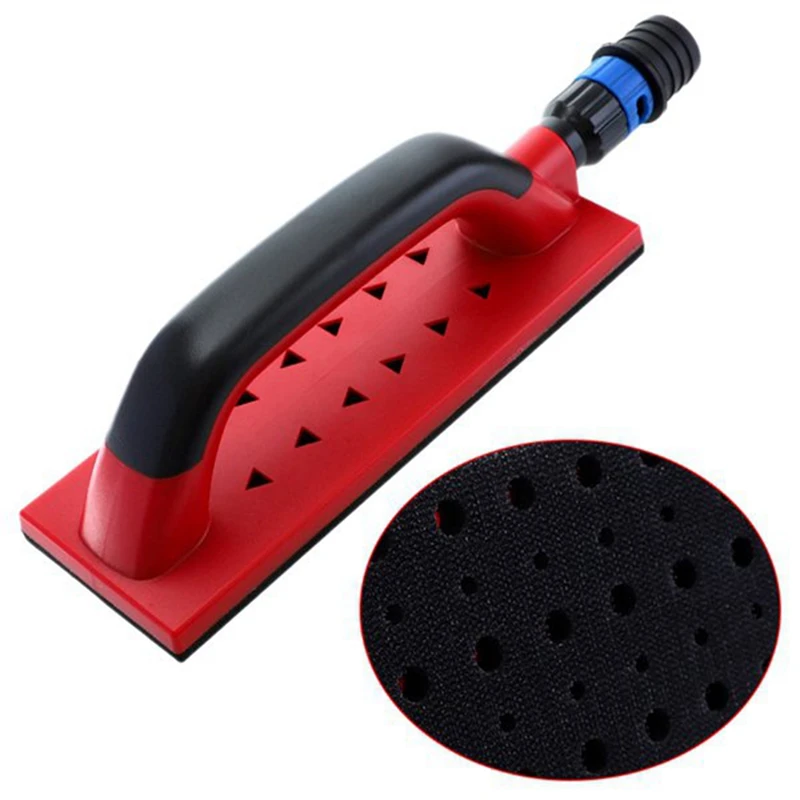 Manual Polishing Plate Vacuum 230X80mm/9.06X3.15 Inch Porous Polishing Hand Push Plate Mesh Sanding Polishing Tool