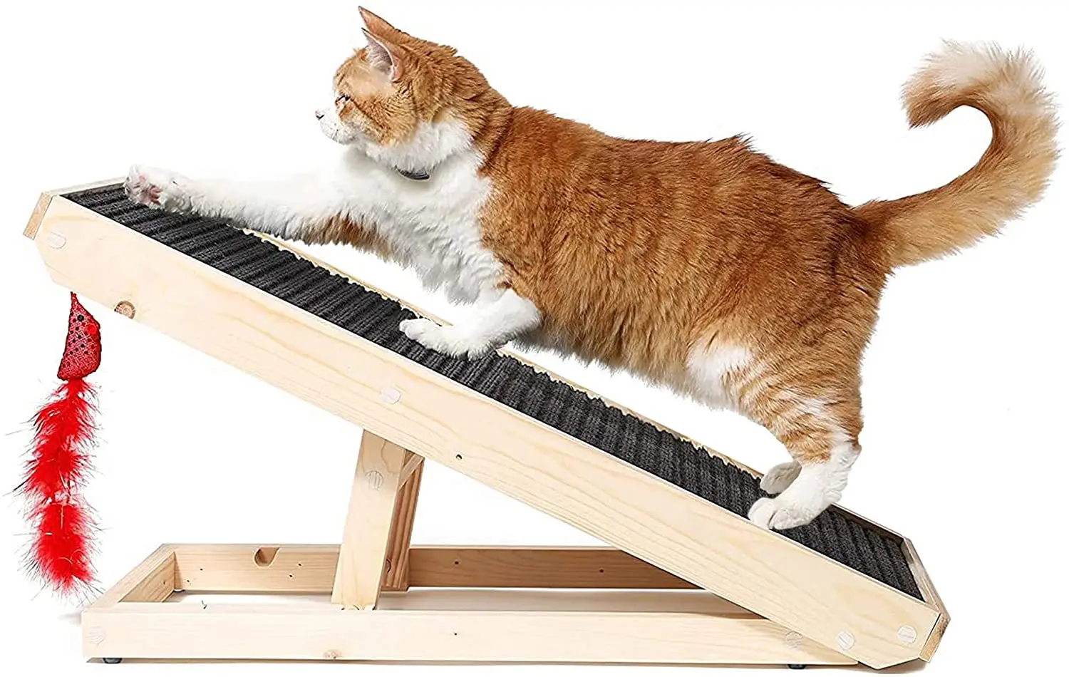 Pet Climbing Ladder for Dogs and Cats Barrier-free Bed Ladder Senior Dog Ramp Steps Can Be Folded