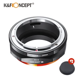 K&F Concept FD-E PRO Adapter for Canon FD FL Mount Lens to E NEX Mount for Sony A6000 A6400 A7II A5100 A7 A7RIII Lens Adapter