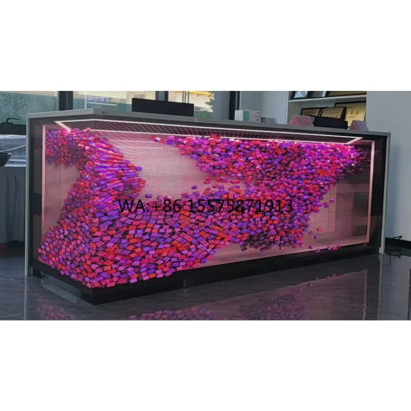 

1,86 мм пиксельный шаг 3D визуальный эффект ультратонкий HD 600cd яркость Китай производитель передний светодиодный дисплей видео светодиодный