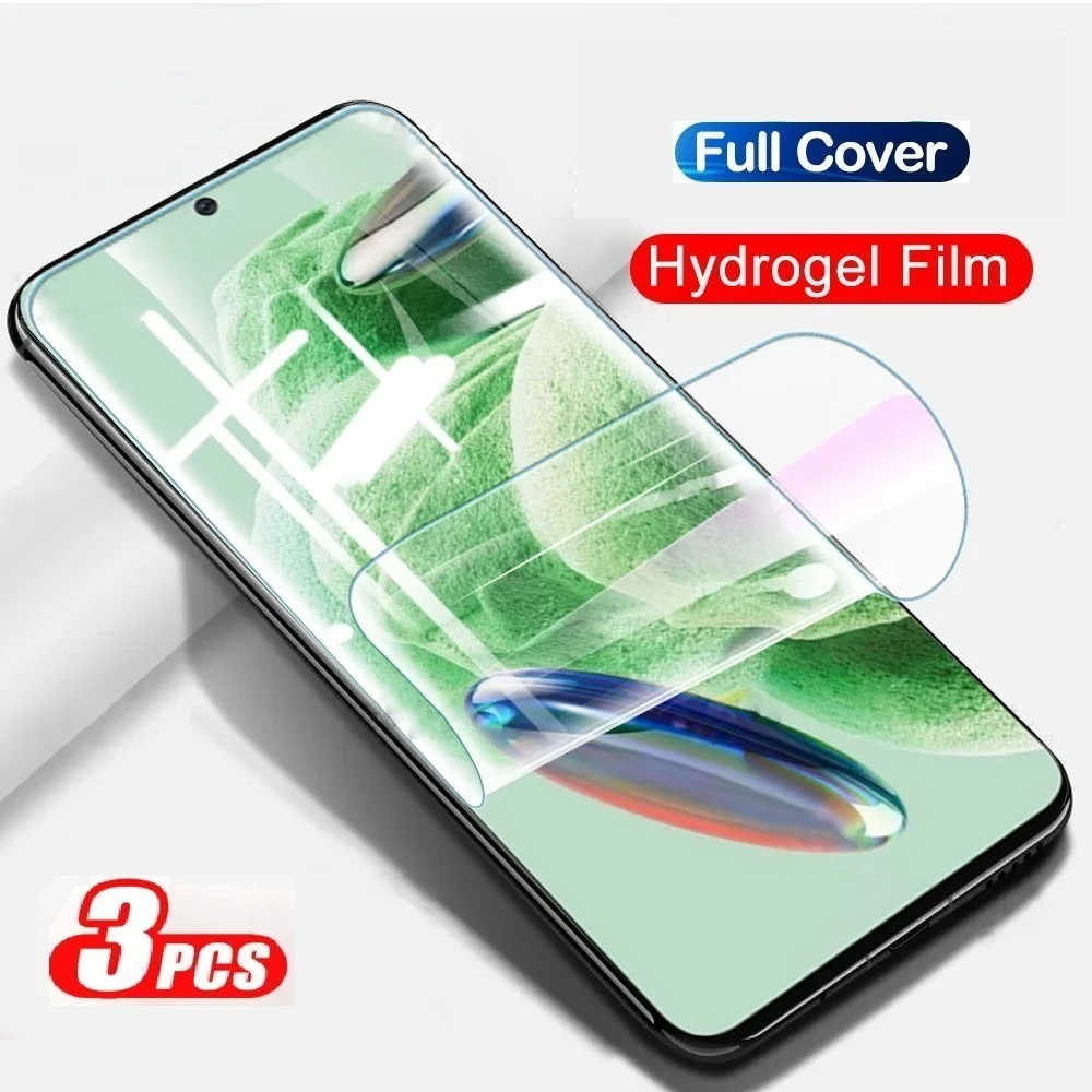 3Pcs Hydrogel Film For OPPO Find X5 Lite X3 Protection For OPPO Reno 8 7 6 5 Lite Pro 4G 5G Screen Protector Not Tempered Glass