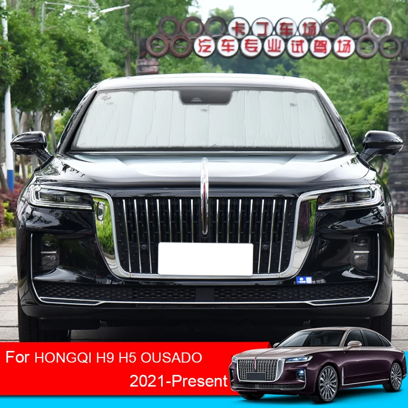 

Для HONGQI H9 H5 OUSADO 2021-2025 автомобильный Солнцезащитный УФ-защитный чехол занавеска бокового окна солнцезащитный козырек коврик авто аксессуары