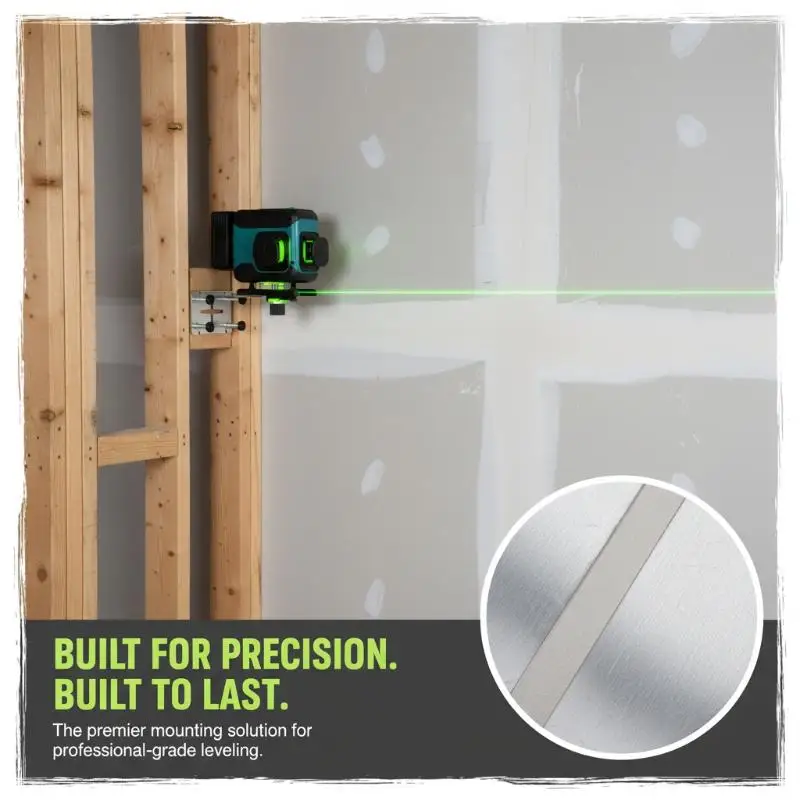1Pcs Stainless Steel Level Bracket L Bracket Adjustable Mount Support Portable Level Wall Level Tools Bracket