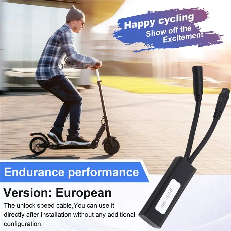 A33K-For Ninebot Max G3 Electric Scooter Compatible Kickscooter Speed Controller 40KM/H Governor Speed-Limit Unlock Cable Part