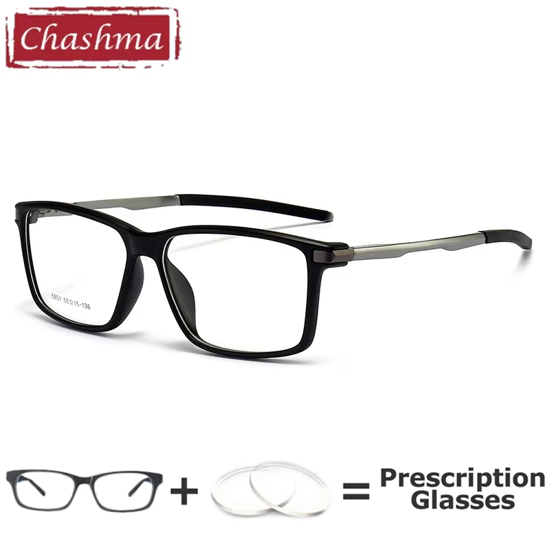 

Chashma Prescription Glasses Men Sport Myopia Optical Recipe Reading Eyeglasses Frames Photochromic Anti Blue Light Spectacles