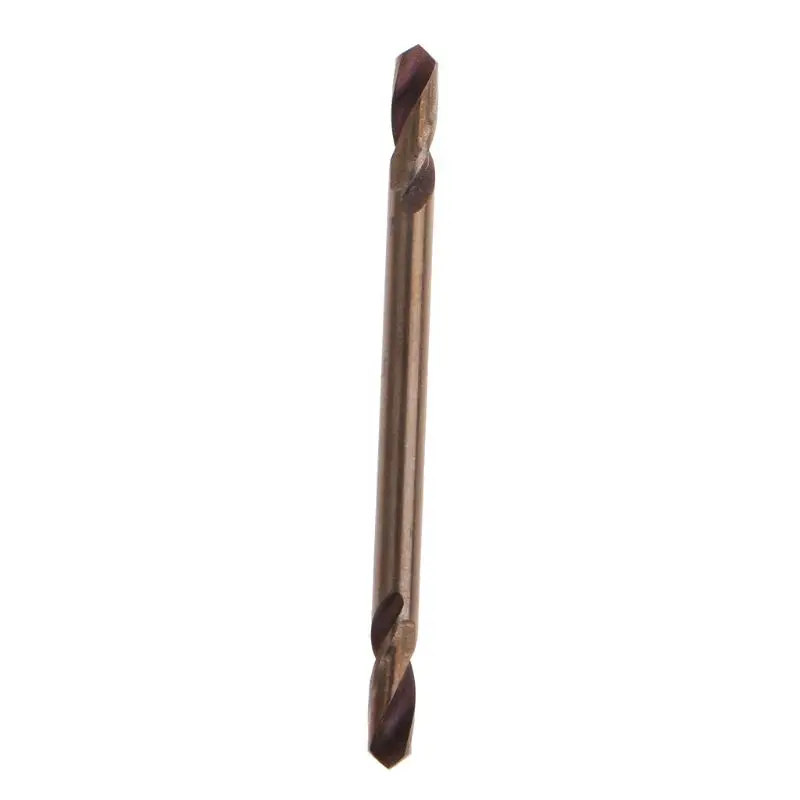 Set di punte da trapano da 1/8 pollici aggiornate punta da trapano a doppia estremità sM35 HSS Twist Jobber lunghezza per metallo temprato 10 confezioni