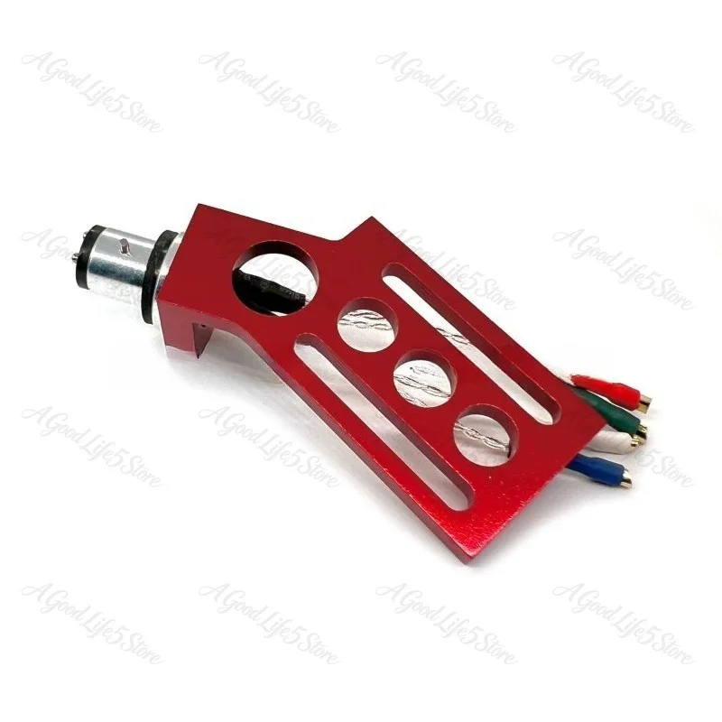 For Straight Arm Oblique Angle Head Stylus Holder with Pure Silver Wire Screw Aluminum Alloy HIFI Vinyl Turntable Accessories