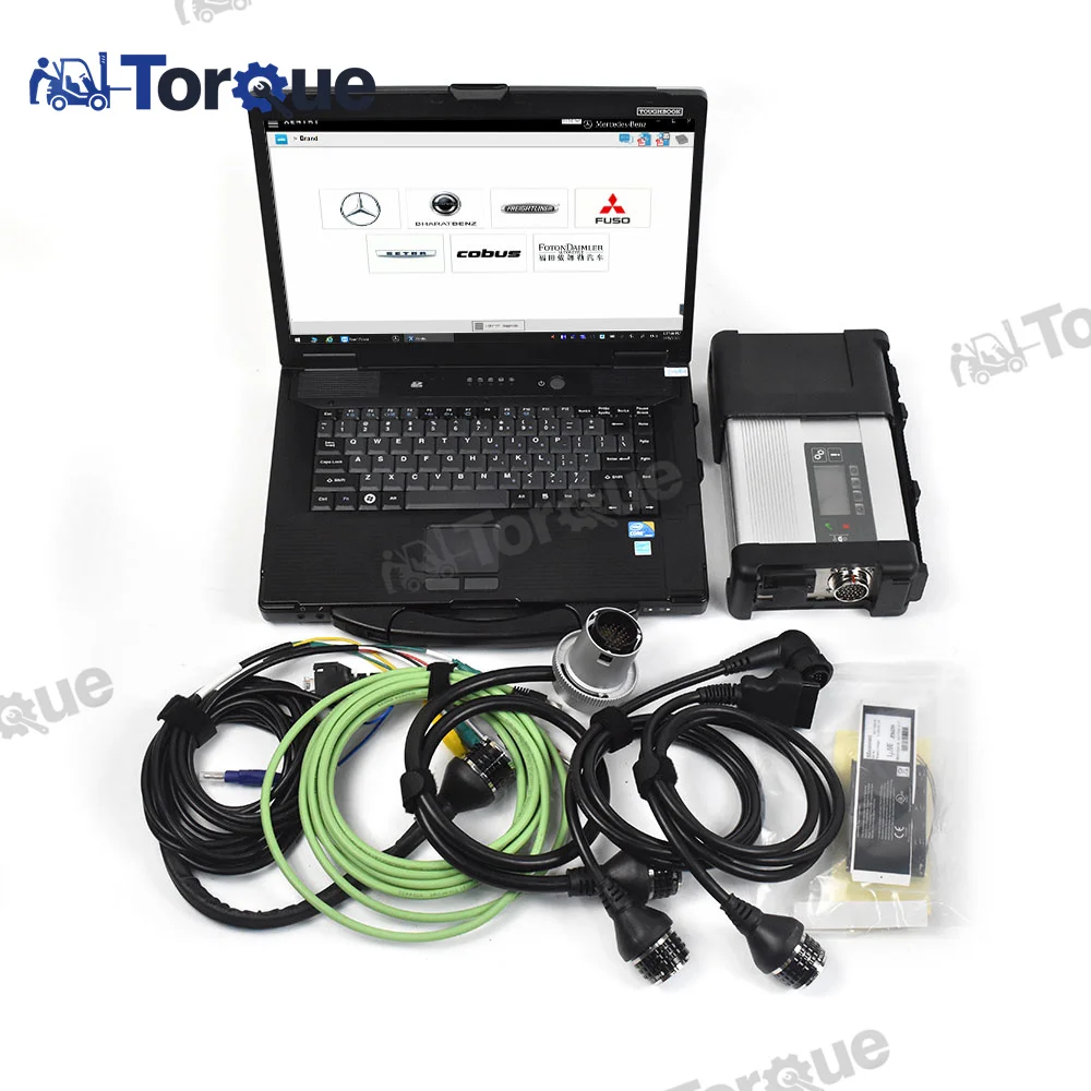 OBD scanners mb Star Multiexpler Diagnosis Connect c5 for Benz truck car xentry das epc Diagnosis Tool Software With CF53 Laptop