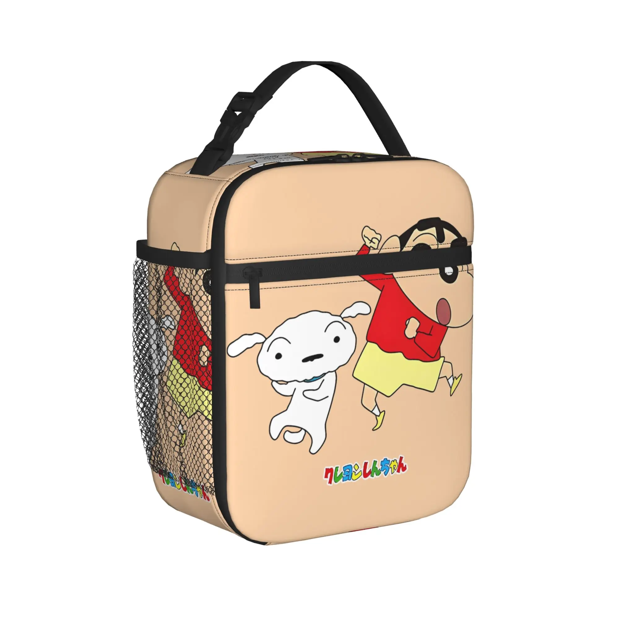 

Crayon Shins-chans Thermal Insulated Lunch Bags for School Anime Reusable Food Container Bags Men Women Thermal Lunch Boxes
