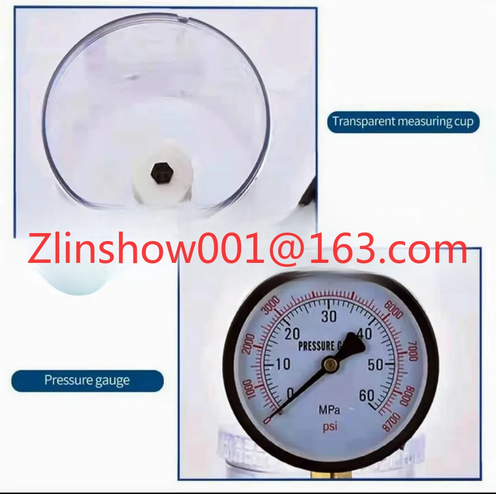 Nozzle Tester diesel Injector Nozzle Testing Fuel test 600bar 8000psi Nozzle Tester Gauge  test