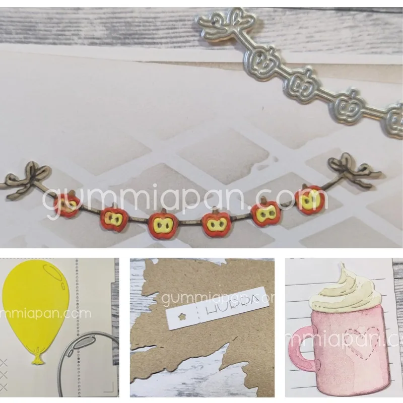 Roasted marshmallows Big balloon hot chocolate Metal Cutting Frame Dies 2025 New Templates DIY Scrap booking Paper Making Crafts