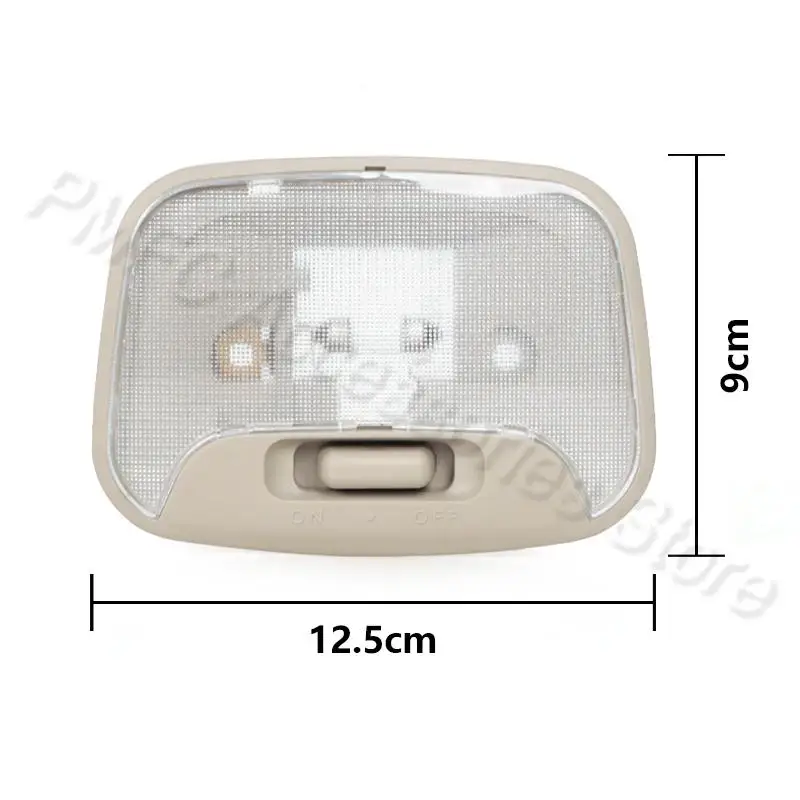 Car Interior Rear Reading Light Grey Beige Dome Light Roof Lamp MR250712 For Mitsubishi Lancer Outlander EX ASX Pajero V73 V77