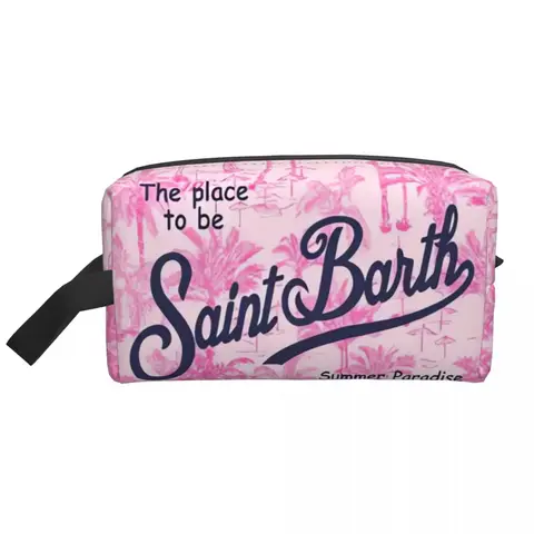S-Saint B-BartH 대형 메이크업 가방 파우치 화장품 가방 남성용 여성용 세면 용품 가방 보관 파우치 백