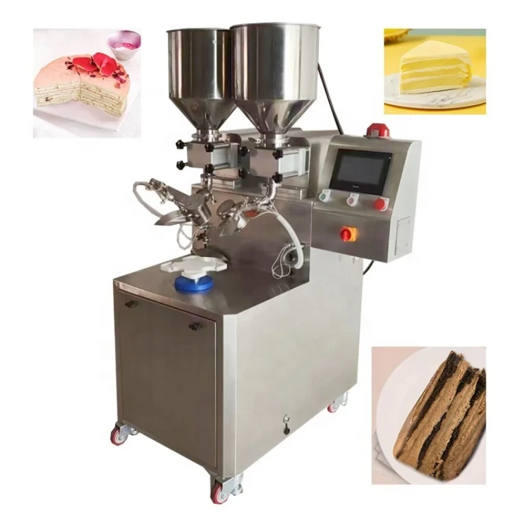 Automatic Party Cake Cream Decorating Decoration Coating Machine for Cream Daubi Dessert Shop 4-12inch Cakes