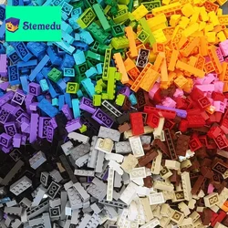 120Pcs Building Blocks Bulk Lot Pack Sortowany przez Color Bricks Block Plate Toys Small Particles Bulk Compatible Legoeds DIY Kit