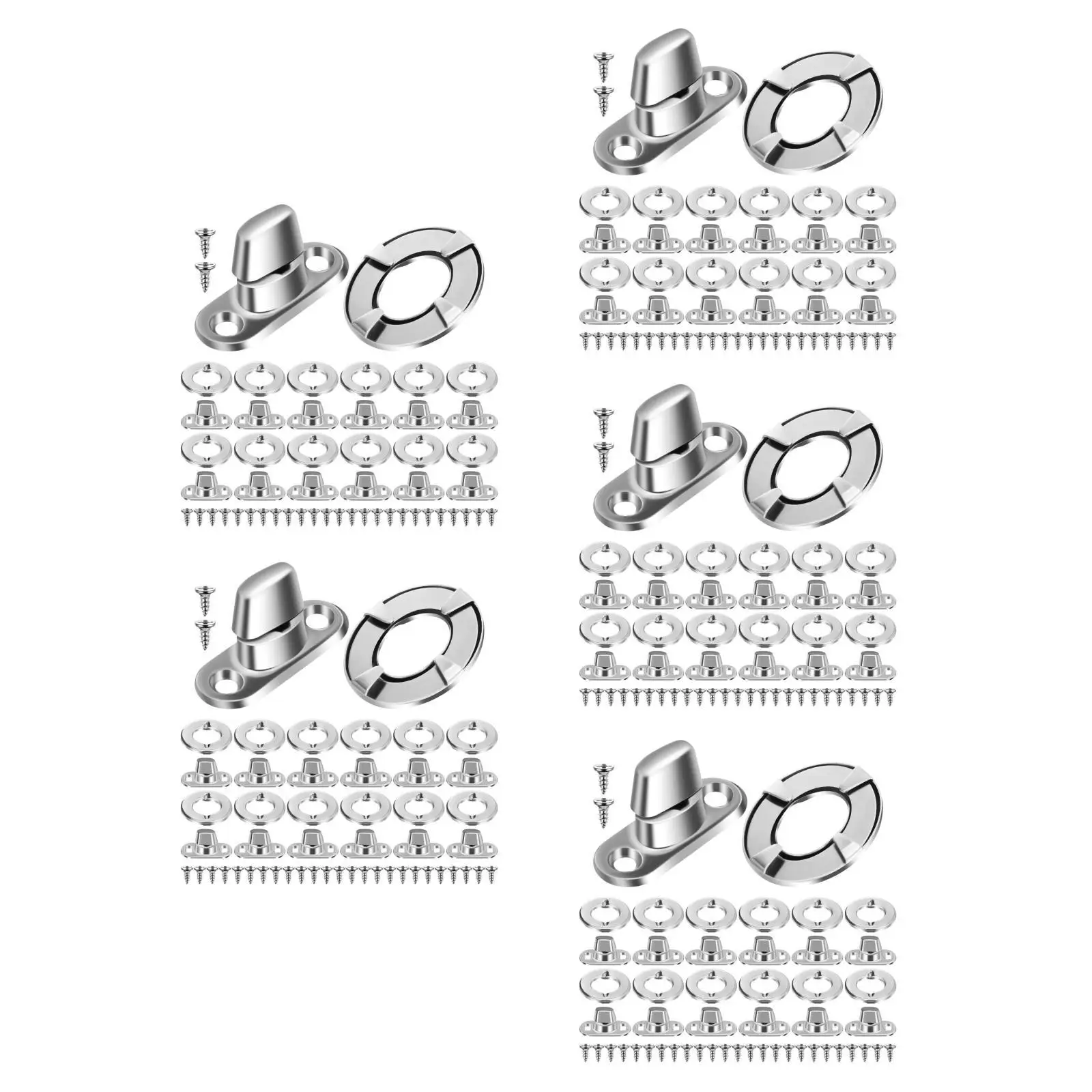 

5 шт. металлические крепежные винты для морской защелки для рыбацких лодок, поворотные кнопки, холст, брезент, втулка, фурнитура, плинтус для автофургона