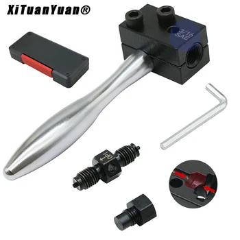 3/16 inç fren hattı çift ağız açma aracı el 45 derece SAE için fren hortumu nikel tüp ve bakır boru 4.75mm