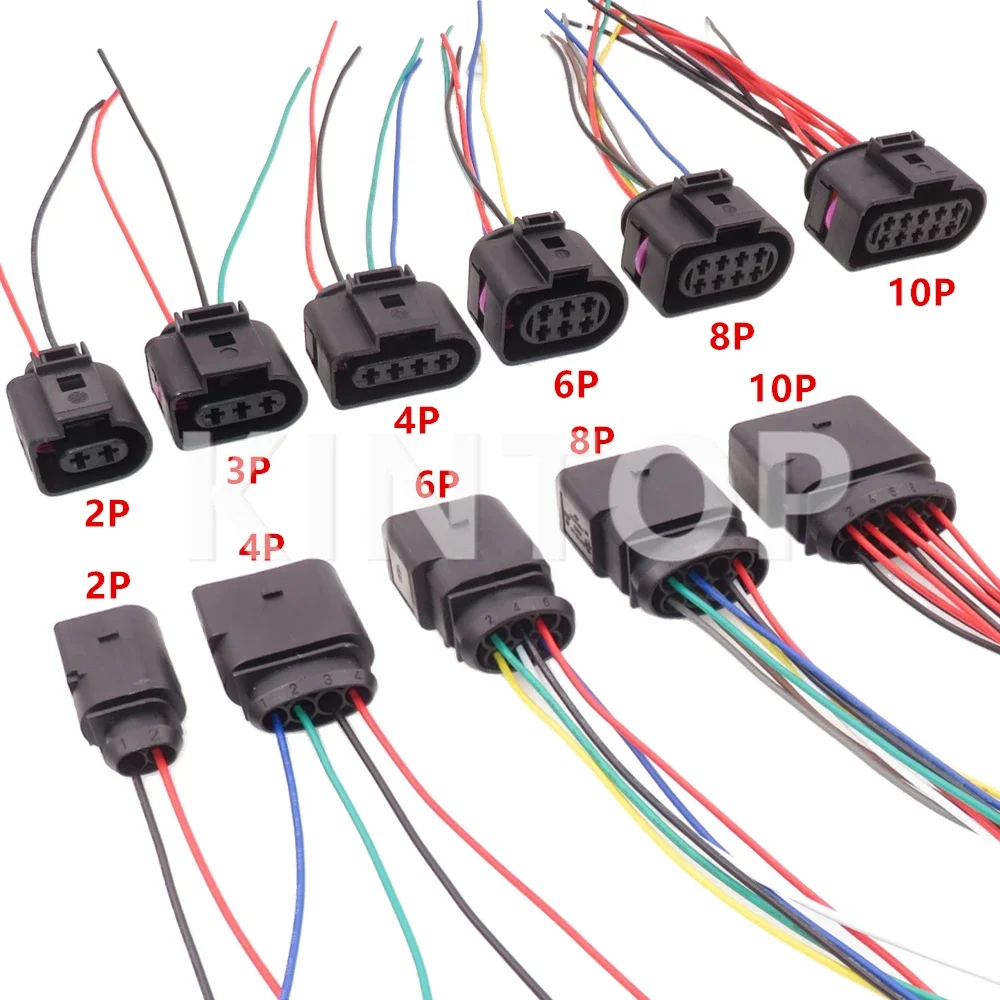 

2/3/4/6/8/10 Pins Auto Connector AC Assembly 1J0973724 1J0973723 1J0973722 1J0973733 1J0973835 1J0973735 8D0973822 8D0973734