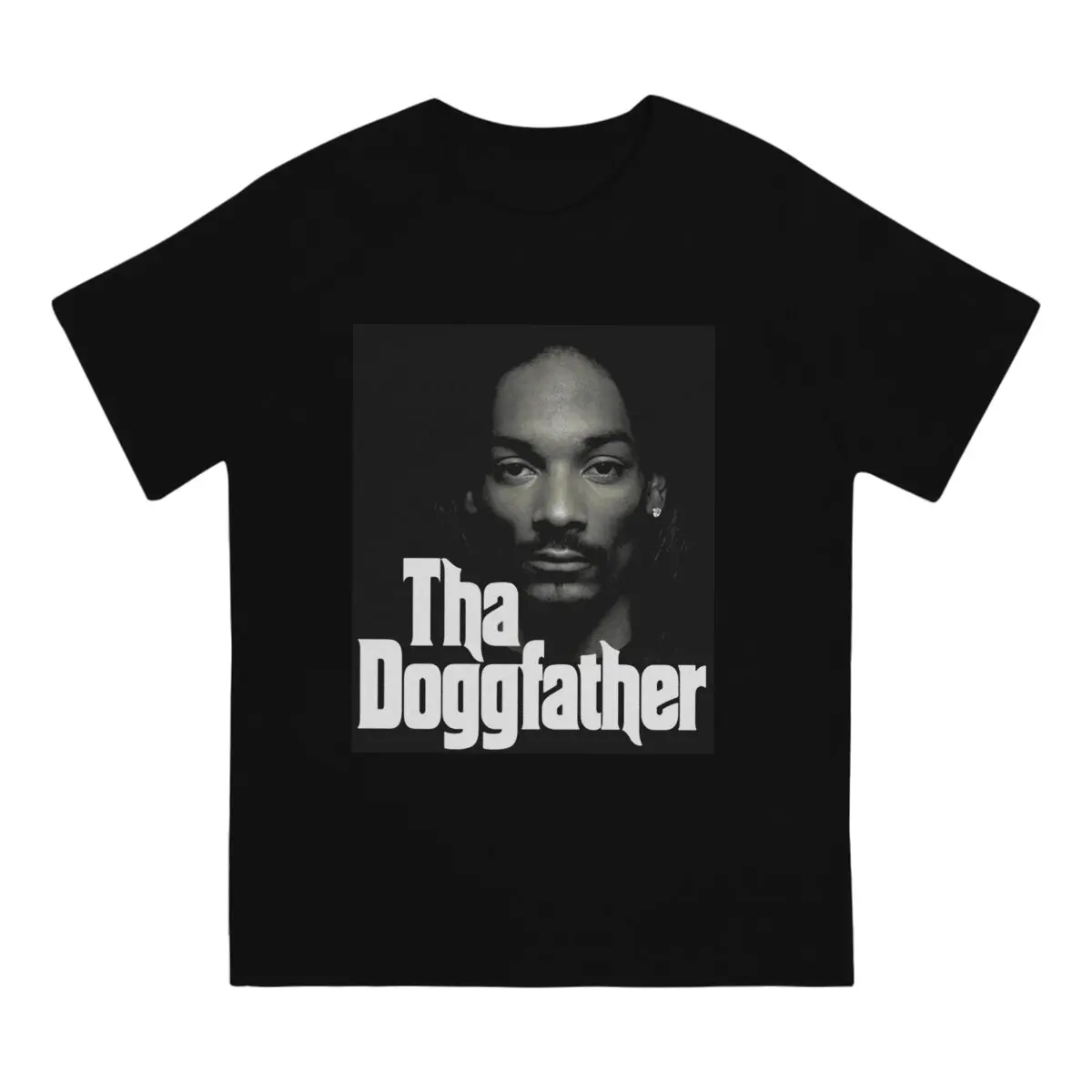 Tha Dogfather Man's TShirt Rap singer Cordozar Calvin Broadus Jr Crewneck Tops 100% Cotton T Shirt Humor Top Quality Birthday