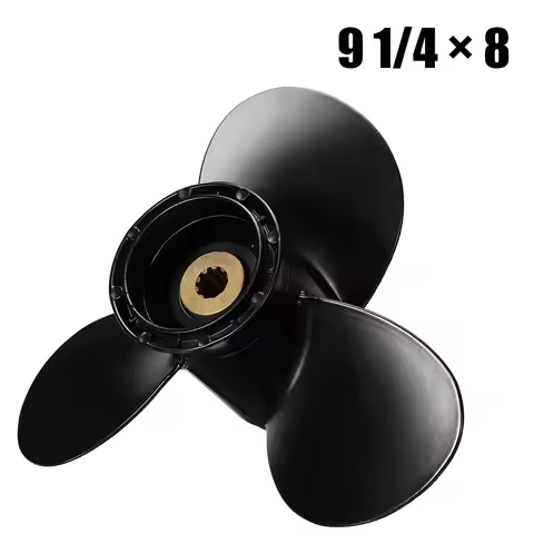 58100-91D00-019 Propeller 9 1/4x8 Fit Suzuki Outboard Motor Engine DF9.9A DF8A DT15C DF15 DF9.9 DT15 DT9.9 10 Tooth Spline RH