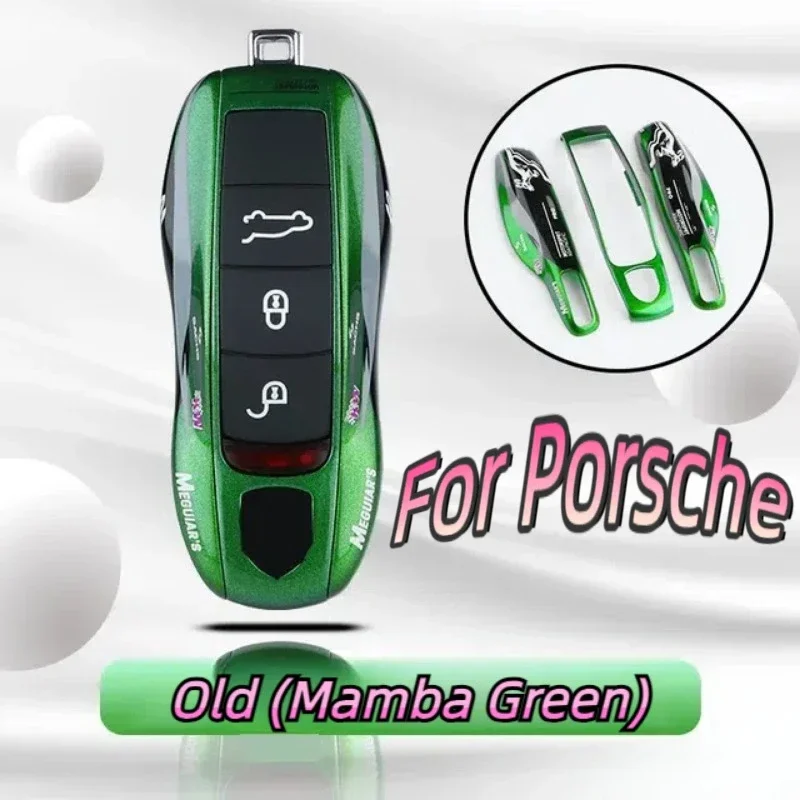Etui na kluczyk samochodowy do Porsche Cayenne 718 MACAN Panamera 911 Macan Boxster Cayman Wiele malowania Wymień pokrywę Akcesoria — 2