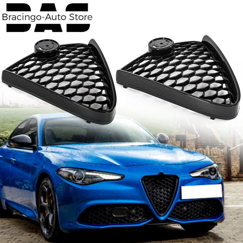 

Bracingo Fit For Alfa Romeo Giulia Base 2017-2022 Car Accessories Front Bumper Grille Racing Honeycomb Mesh Badgeless Grill