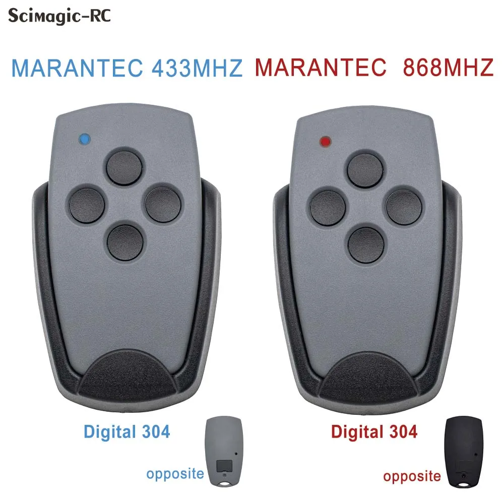 Marantec digital 302 304 868.3MHz/433MHz Two keys two different models, easy to program, clone the original digital 382 384