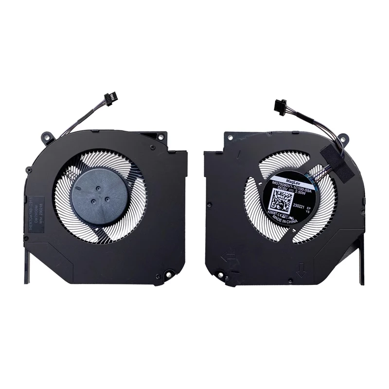 MG75090V1-1C100-S9A New Original For Mechanical Revolution Jiaolong 7 Titanium Tantalum Plus Fan RTX30 Series CPU Cooling Fan