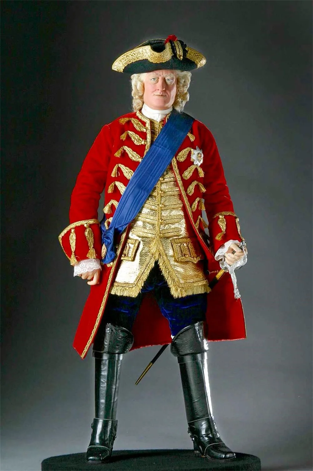 Historical King George Costume 18th Century Costume 1700s Baroque Royal King Prince Duke Costume British Gentlemen Costume Suit