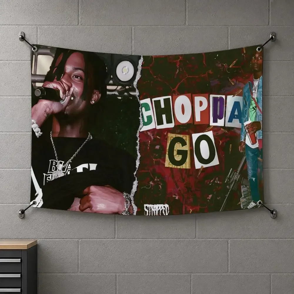 P-Playboi Carti Die Lit Whole Lotta Flags Interior Wall Hanging Background Banner Bedroom Home Living Room Outdoor Party Decor